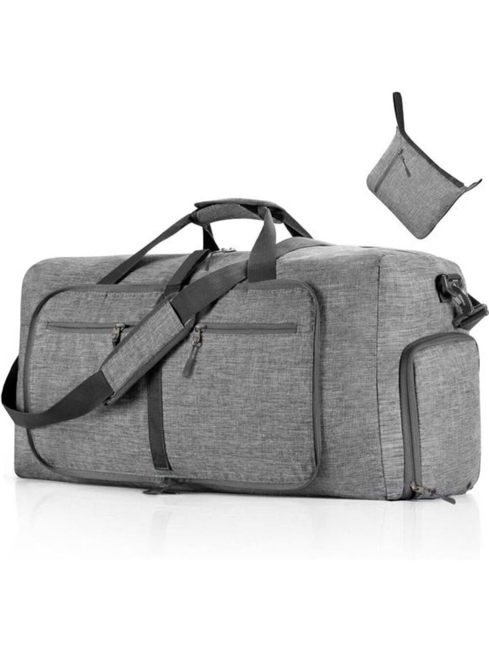 Foldable Travel Duffle Bag Large Weekender Overnight Bag Water Resistant Gym Bag
